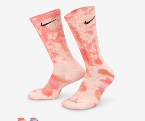 Чорапи Nike Everyday Plus Cushioned Tie-Dye Crew (2 чифта)